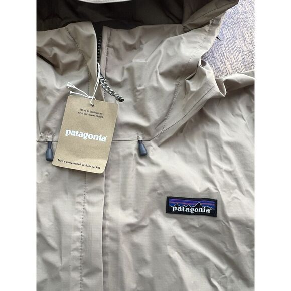 Patagonia Mens - Torrentshell 3L Jacket - Seabird Grey Size XXL New - Picture 2 of 7